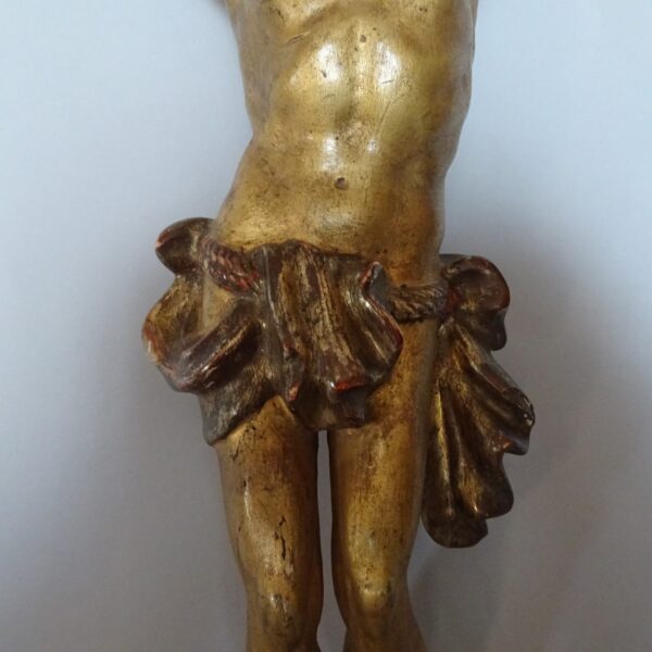 Cristo in legno dorato-2