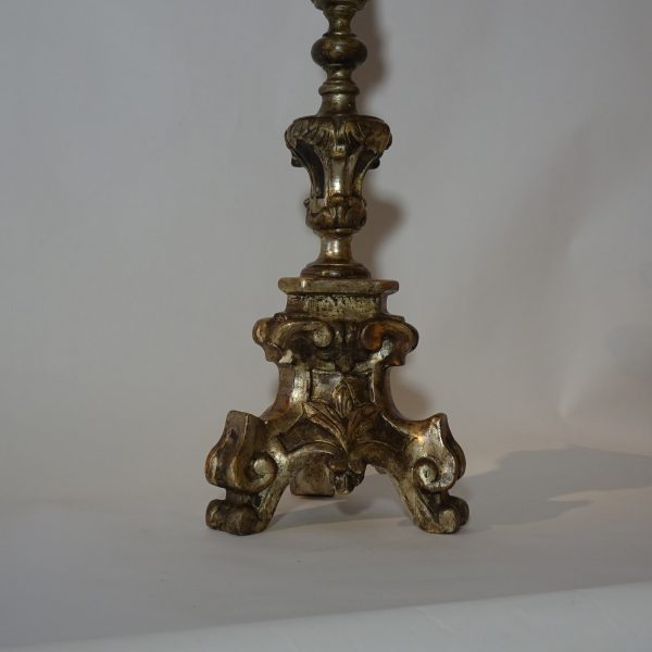 Candeliere argentato Luigi XV 1