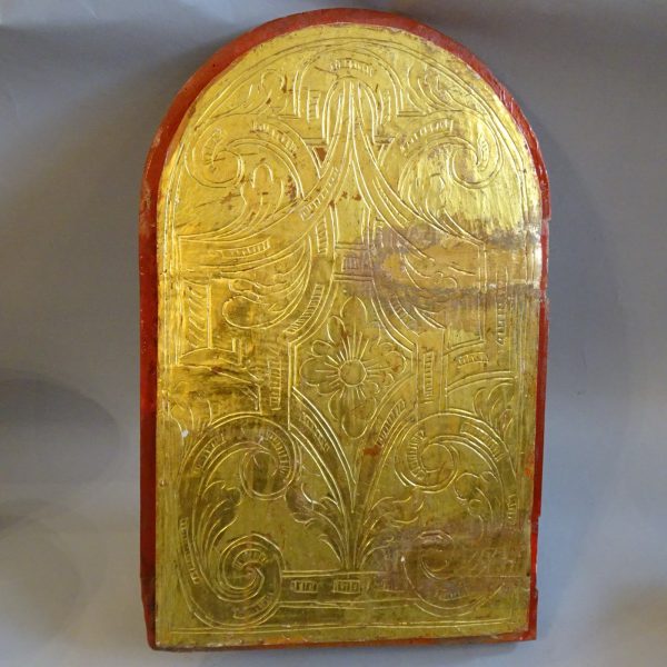 Porta di tabernacolo in legno dorato XVIII secolo-5