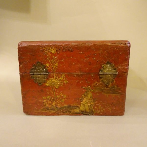 Scatola laccata a chinoiserie Venezia XVIII secolo-2