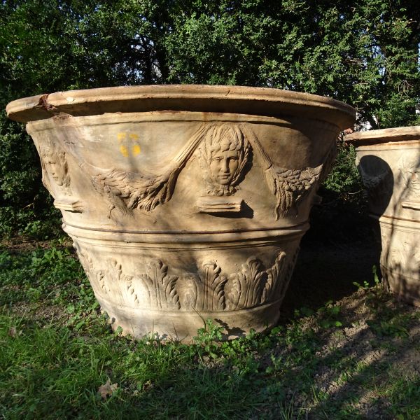 Importanti vasi in terracotta XIX secolo-1