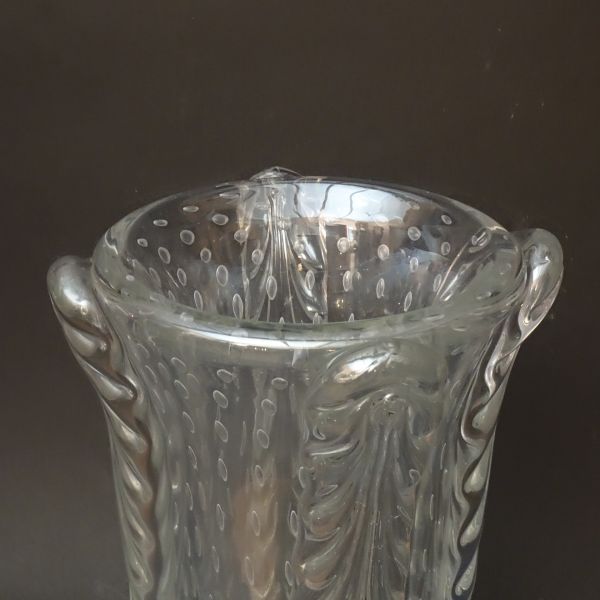 E. Barovier Vaso in vetro incolore 1930-2