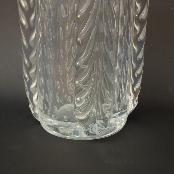 E. Barovier Vaso in vetro incolore 1930-5