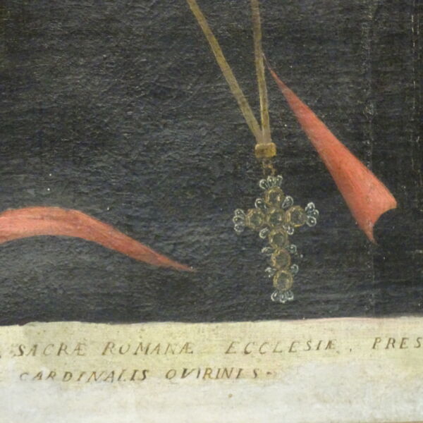 Ritratto di Cardinale XVIII secolo particolare