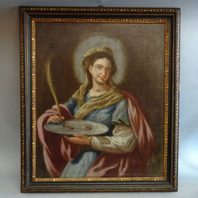 Santa Lucia olio su tela XVII secolo