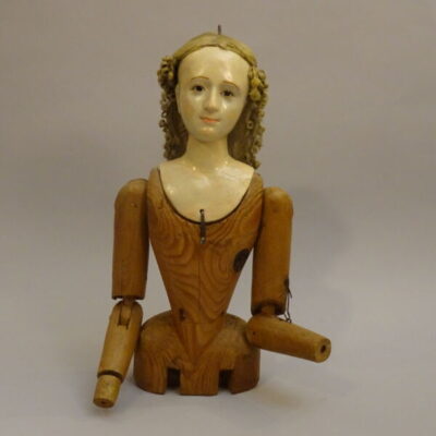 Busto manichino in legno inizio XIX secolo